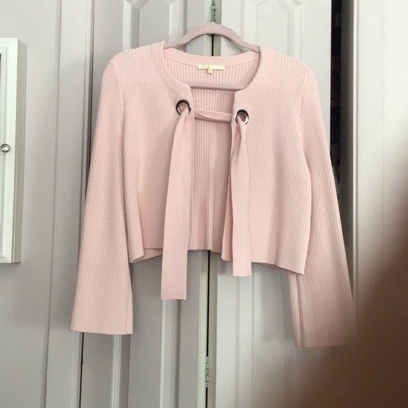 Maje Pink Ribbed Blouse - Picture 2 of 3